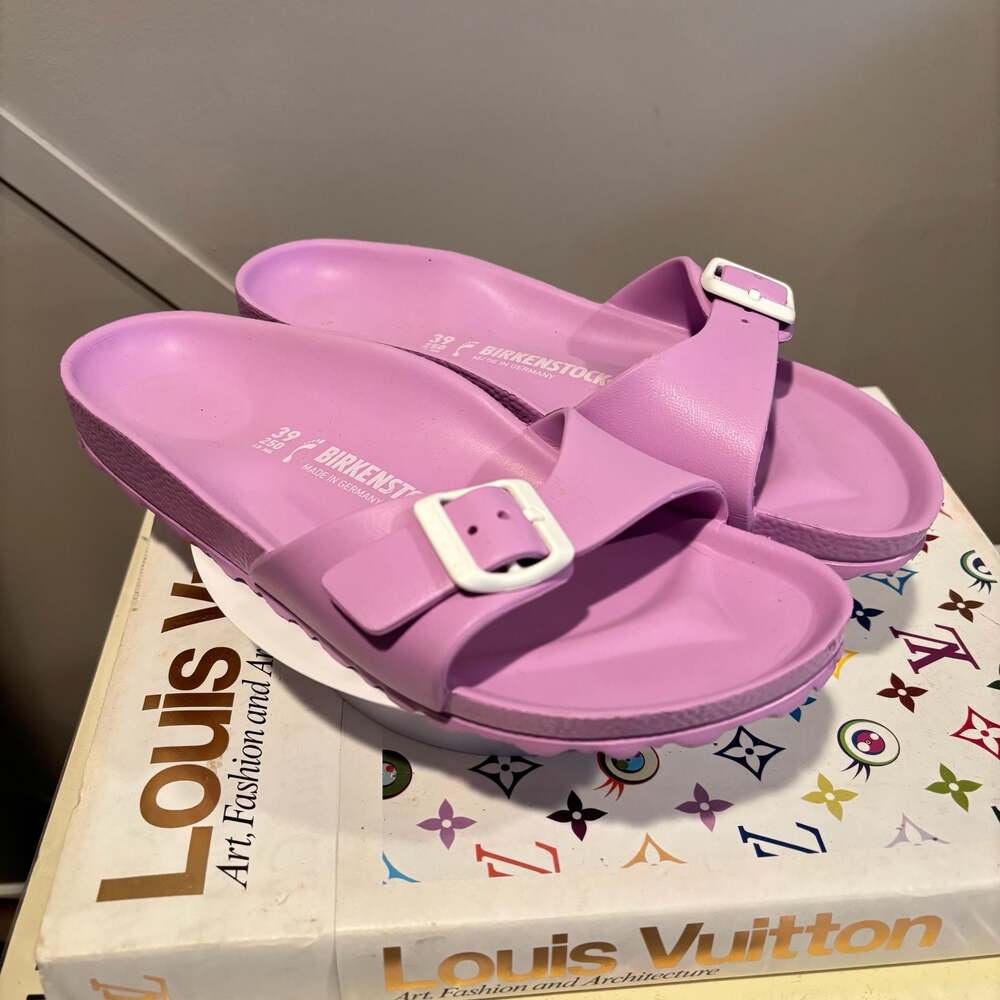 Birkenstock Madrid Big Buckle EVA Sandals in Mauve